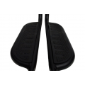 Багажник мопеда Alpha черный в сборе с боковыми подставками (крепл.уши)